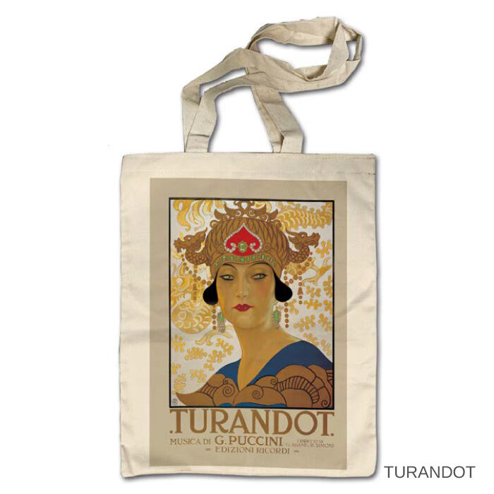 ART TOTE BAG from ITALY ヴィンテージアートポスター コットントートバッグ / A3対応