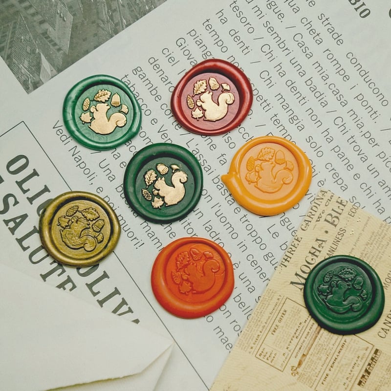 通常販売/即納】シーリングスタンプヘッド＜りす（Squirrel）＞ adesso