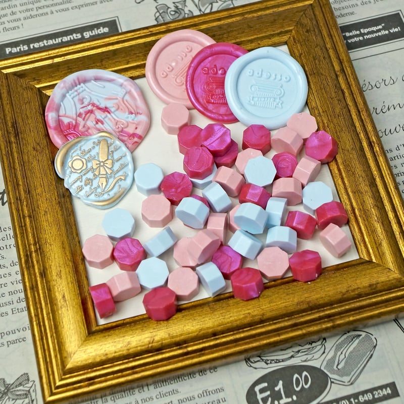 シーリングワックス ＜ Camellia Mix ＞カメリアミックス 3色 ピンク