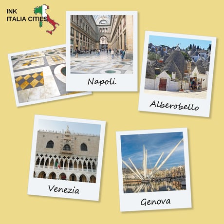 【PARAFERNALIA】INK ITALIA CITIES - イタリア都市建築インクパレット -