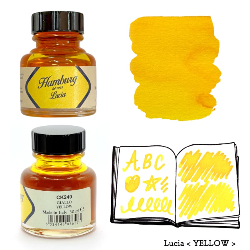 Hamburg Ink ハンブルグ カリグラフィーインク 30ml イタリア製 ＜Gold