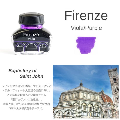 【PARAFERNALIA】INK ITALIA CITIES - イタリア都市建築インクパレット -
