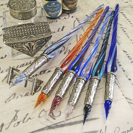 イタリア製 Bortoletti （ボルトレッティ） Murano Glass + Ink Set 32