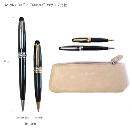 ボールペン CAMPO MARZIO MINNY BIG 油性 イタリア カンポマルツィオ