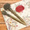レターオープナー <Flower/Botanical>ヴィンテージ調デザイン ペーパーナイフ レターカッター 封筒開封