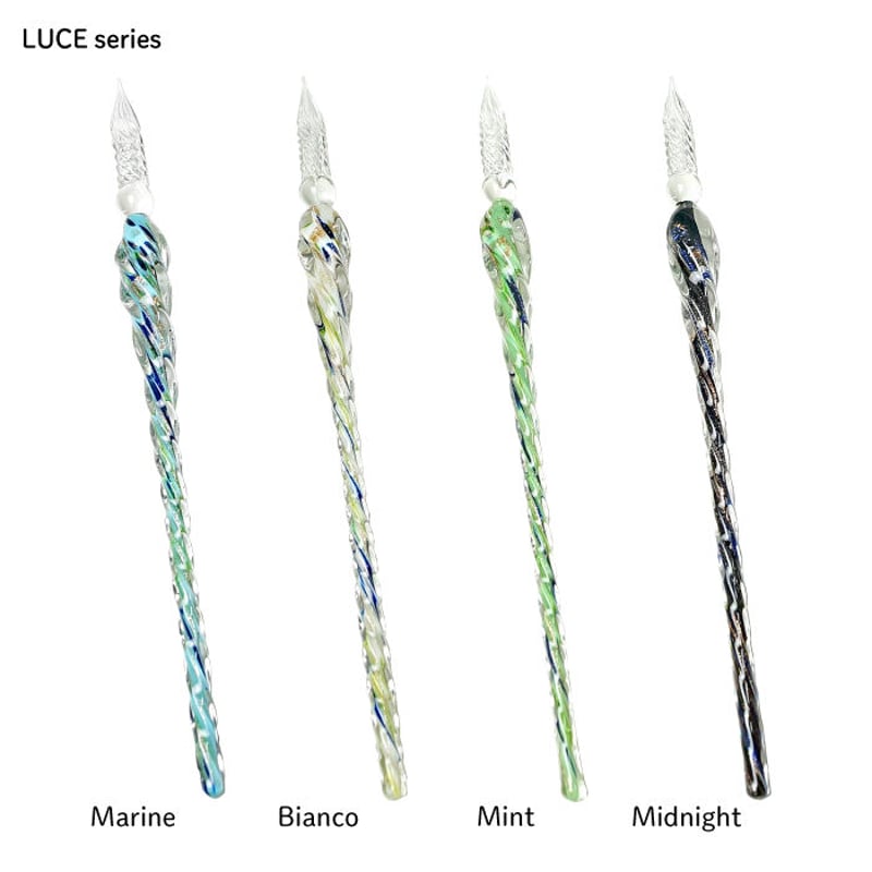 Luce＞ガラスペンセット ＜ガラスペン/ペンレスト/インク セット
