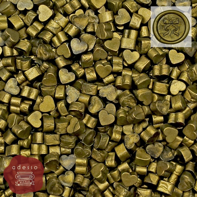 シーリングワックス ＜ Antique Gold（ラメ入り