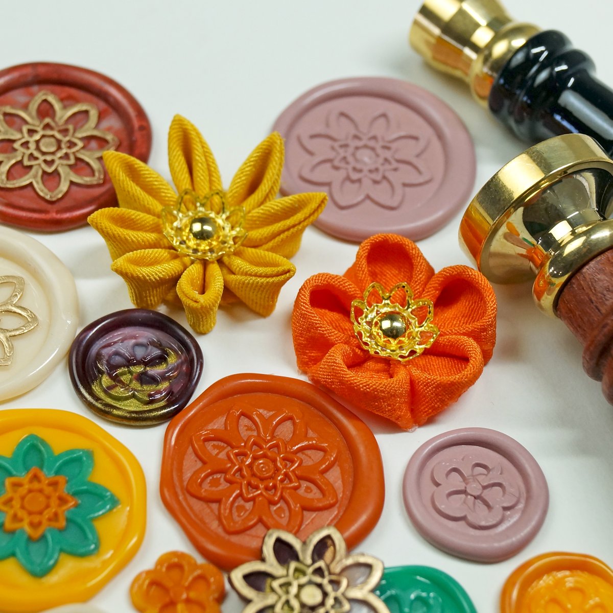 adesso × かぼハンドメイド 】コラボシーリングスタンプヘッド＜第1弾  