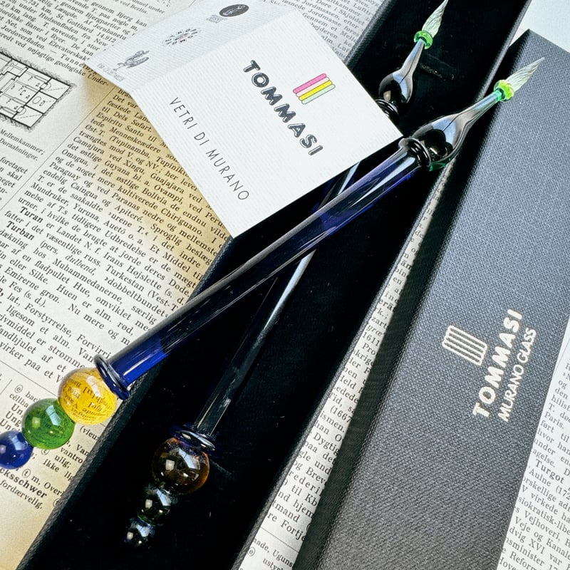 ヴェネチア ガラスペン やさしい透明感が美しい ヴェネチアングラスのガラスペンの会