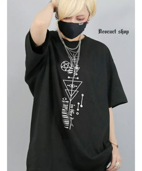 Deorart  DRTP005 オーバーサイズ・プリントTシャツ [gothic eye][Deorart Record]