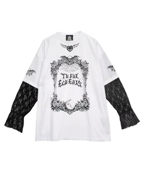 LISTEN FLAVOR　リッスンフレーバー　2613505　ゴシックフレーム レイヤード風トップス