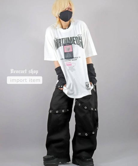 Deorart IPT018 オーバーサイズTシャツ [ I want to talk cat ]（LLサイズ）
