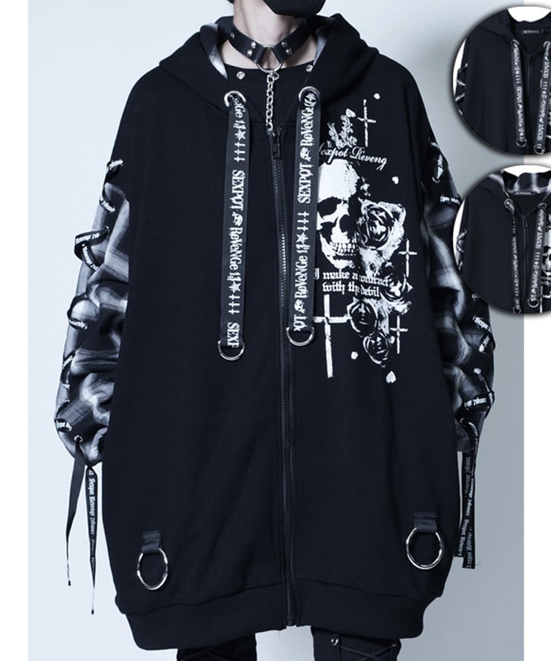 ビーフロー SEXPOT ReVenGe sb08776 【送料無料！】LACE UP SLEEVE