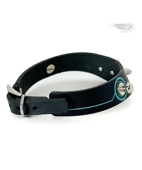 D/3/ディースリー 　『ID:NECK //Concept model』 black×turquoise (チョーカー)