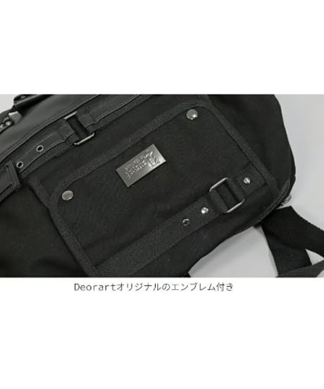 Deorart　BG009 [ 5WAY ] エンブレム付 マルチバッグ[リュック・ショルダーバッグ]