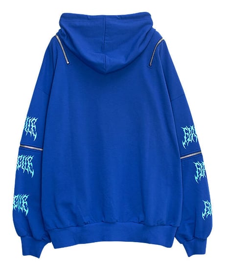 LISTEN FLAVOR　2323552　包帯ベア ショルダージップ２WAYパーカー