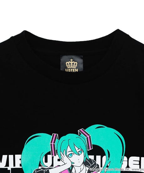 LISTEN FLAVOR　MIKU-0010　初音ミク Tシャツ