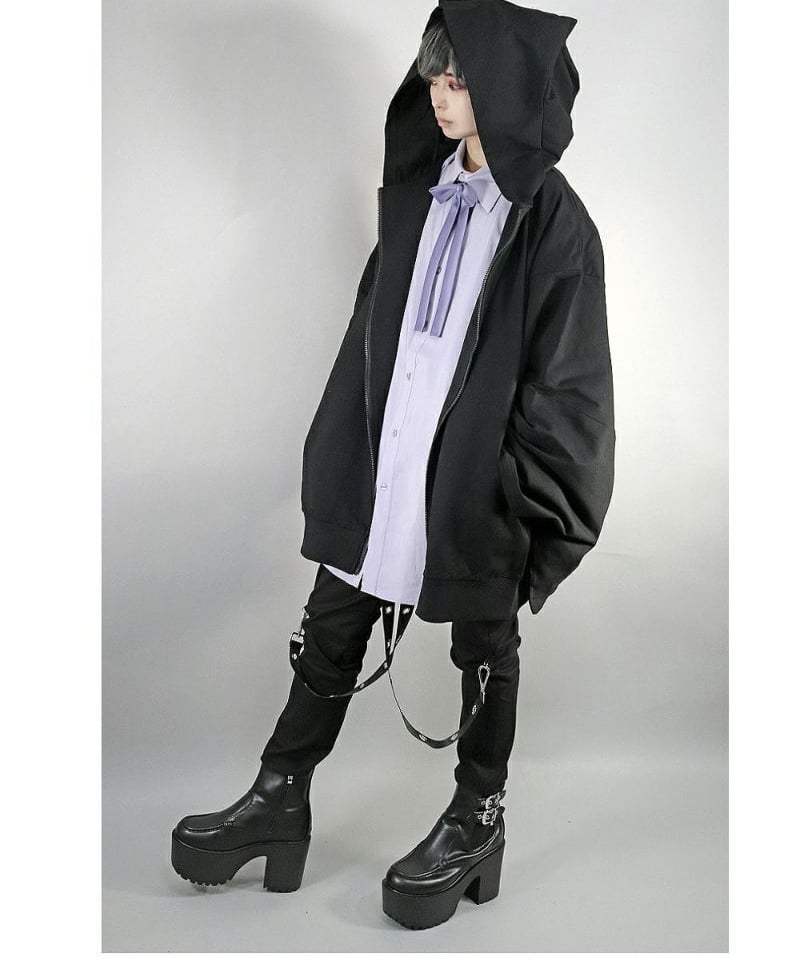 Deorart DRT2753 ハトメサスペンダー付 スリムシルエットパンツ | TyCHE