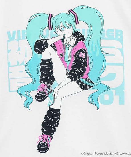 LISTEN FLAVOR　MIKU-0010　初音ミク Tシャツ