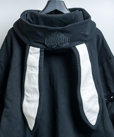 BACKSTAGEPASS　GBS5505　GRIMHOP(グリムホップ)うさみみ ジップアップ パーカー (BLACK)