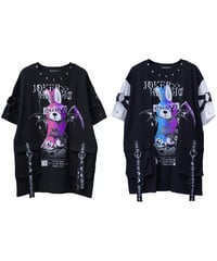 SEXPOT ReVenGe  sa681312 DEATH BUNNY BLACK ROCK BONDAGE ビッグ カットソー