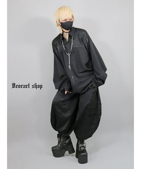Deorart  DRT2872 [GOTH CHINA] 中華柄 切替え BIGシャツジャケット