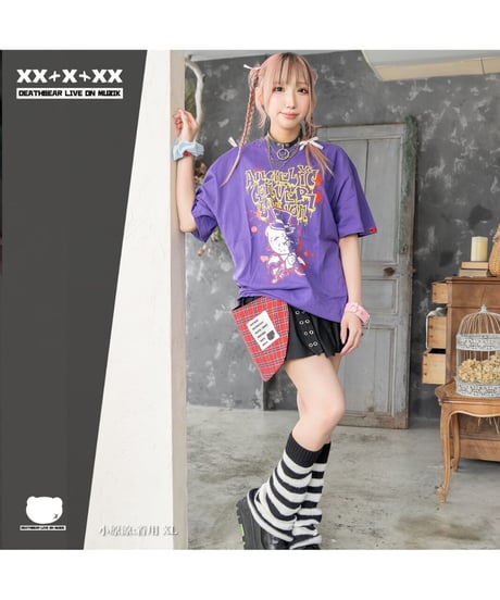 DEATHBEAR/デスベア　【ANGELIC CONVERSATION】T-Shirts （VIOLET PURPLE）