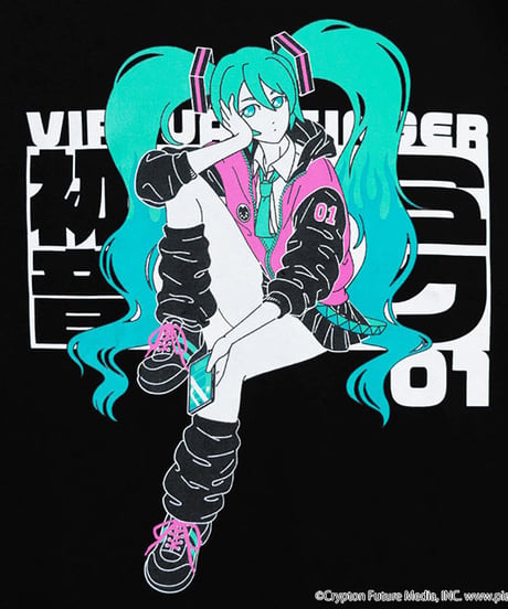 LISTEN FLAVOR　MIKU-0010　初音ミク Tシャツ