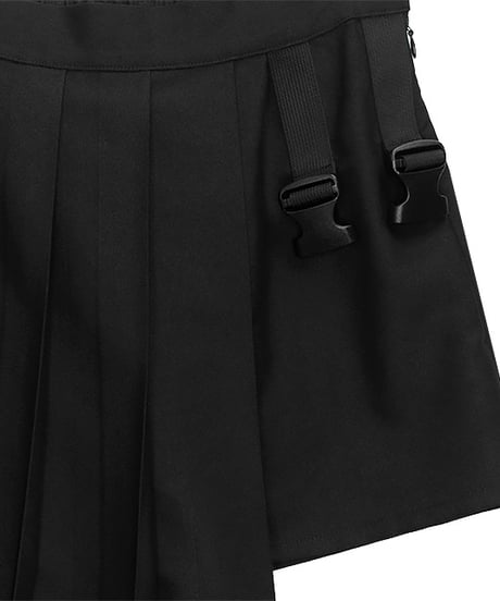 LISTEN FLAVOR  2510403  プリーツスカートレイヤードショーパン