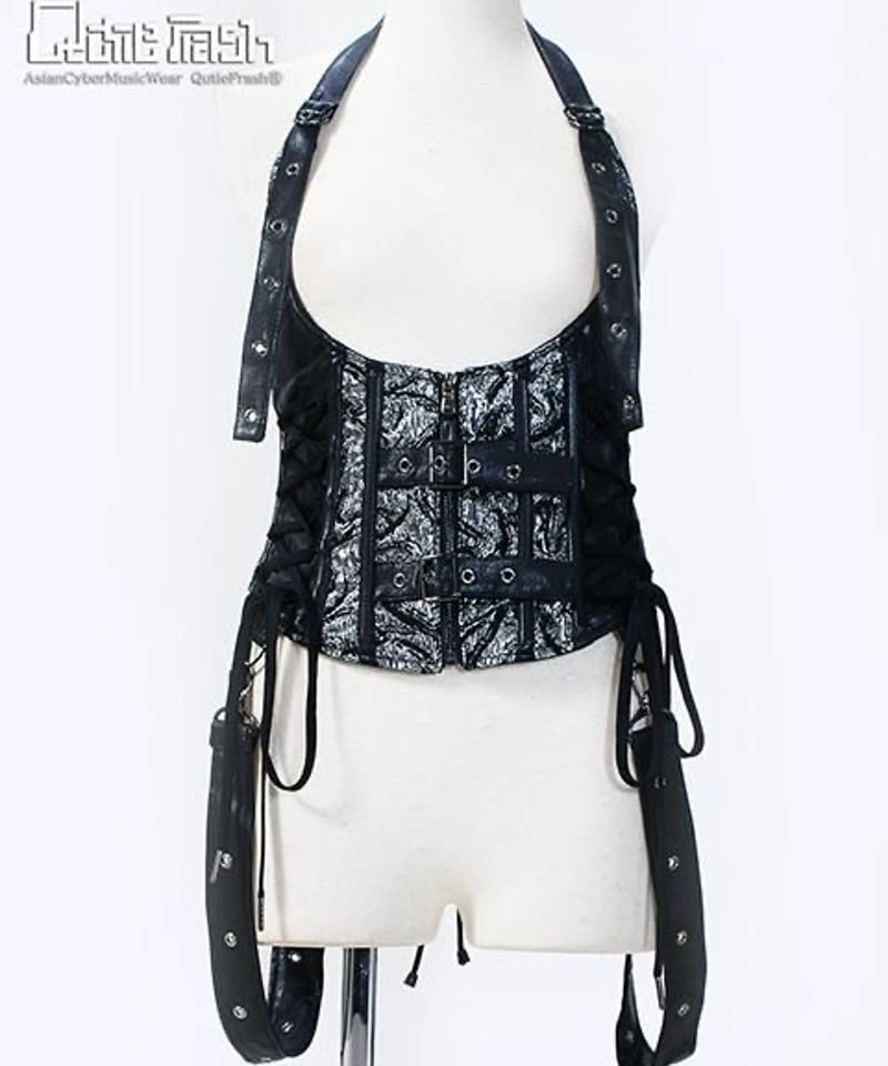 Qutie Frash 9888-CT ホルターコルセットベスト | TyCHE Mari