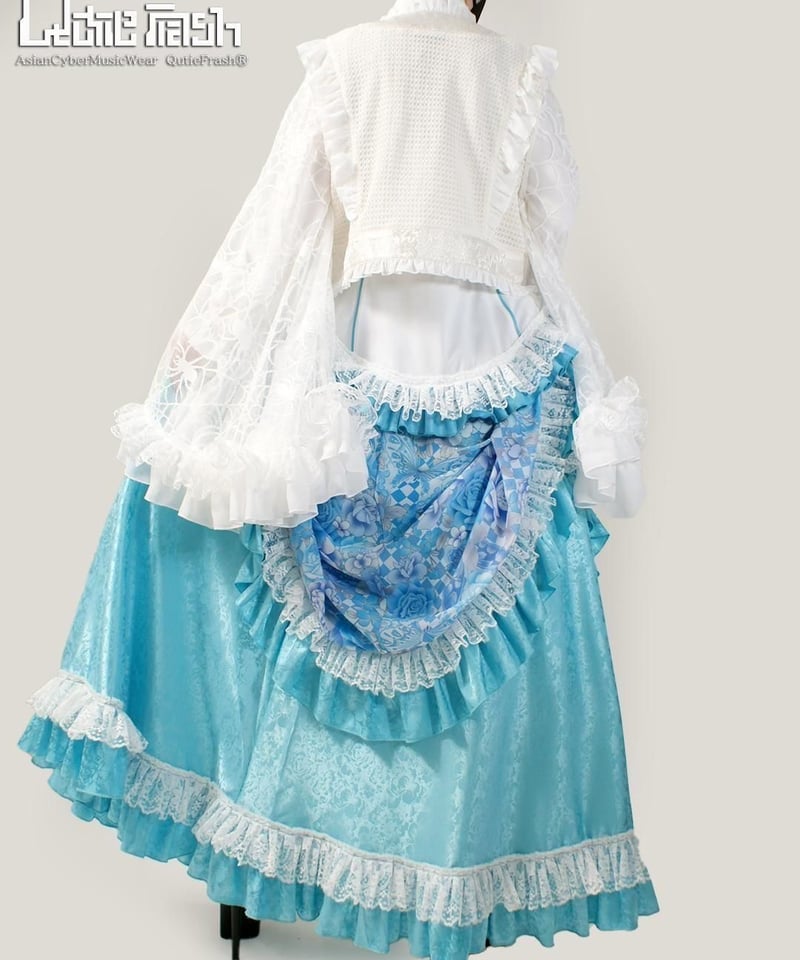 お値下げQutieFlash キューティーフラッシュ 和柄ロングスカート ブルー Qutie Frash】和柄ロングスカート（9845-SK） | KIST ONLINE S