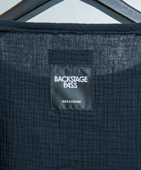 BACKSTAGEPASS　GBS2202　DUALITY(デュアリティー)ロゴプリント オーバーサイズ ロンT ( BLACK)