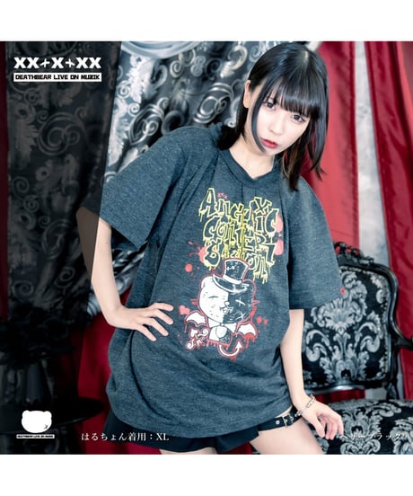 DEATHBEAR/デスベア　【ANGELIC CONVERSATION】T-Shirts （HEATHER BLACK）