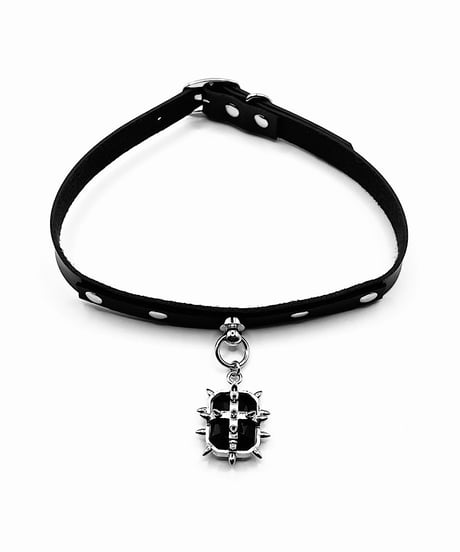 HELLCATPUNKS  HCP-AC-0362  スパイクストーンチョーカー
