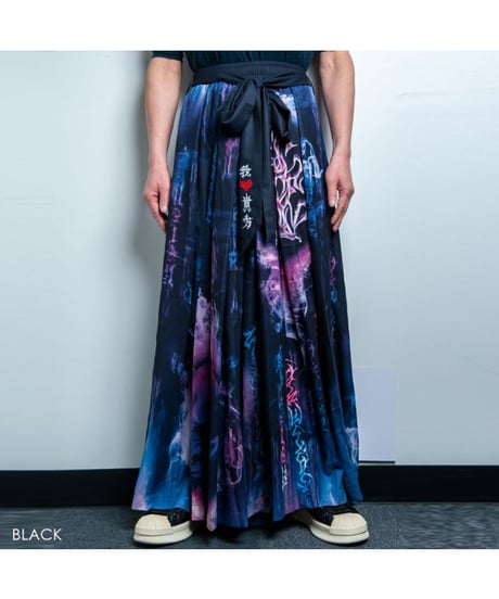 BACKSTAGEPASS　AGS4015　WABI-SATORI(ワビ-サトリ)ハカマパンツ(BLACK)