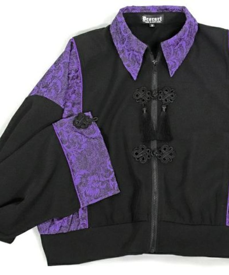 Deorart DRT2857 [GOTH CHINA] キョンシースリーブ・チャイナ柄ジャ