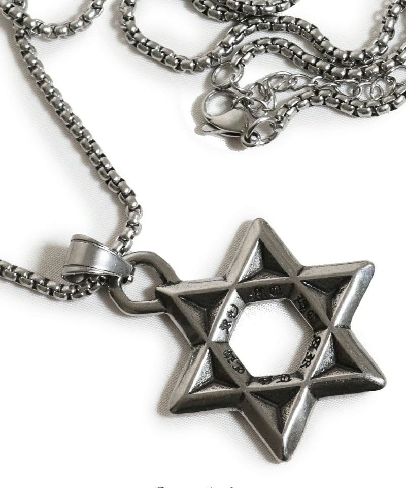 Deorart BY1172 ヘキサグラム・六芒星・ネックレス [charm size :