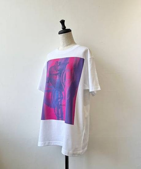 hellbent-lab./ヘルベントラボ　耳心臓 TypeB BIGシルエットTシャツ（L）