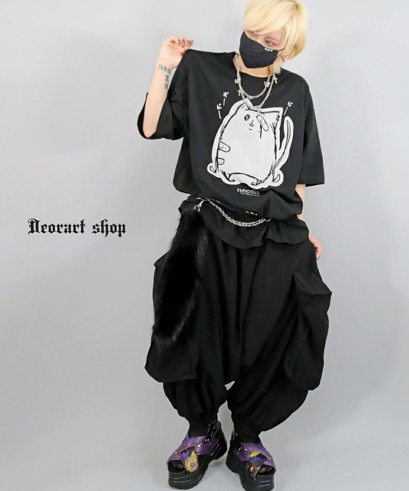 Deorart DRTP007 オーバーサイズ・プリントTシャツ [NECOLA