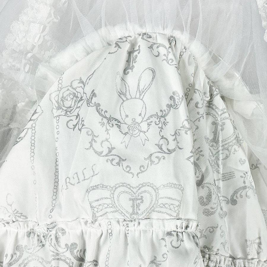 h.NAOTO Bunny Volume Mini Petticoat / WH | TyCH