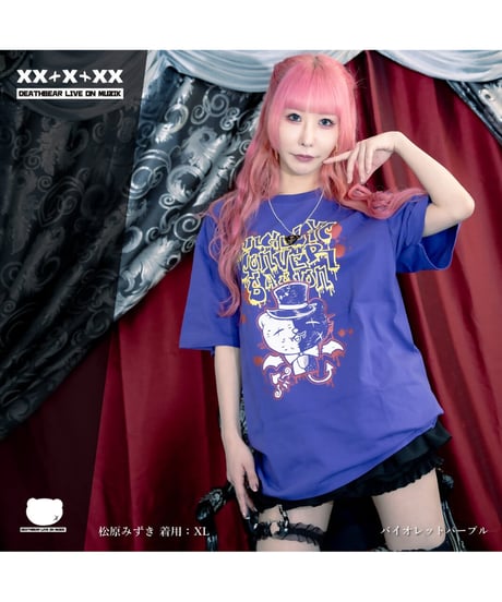 DEATHBEAR/デスベア　【ANGELIC CONVERSATION】T-Shirts （VIOLET PURPLE）
