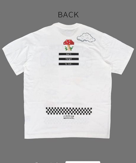 Deorart IPT014 オーバーサイズTシャツ [ Retro GAME・PINK ]（L/LLサイズ）