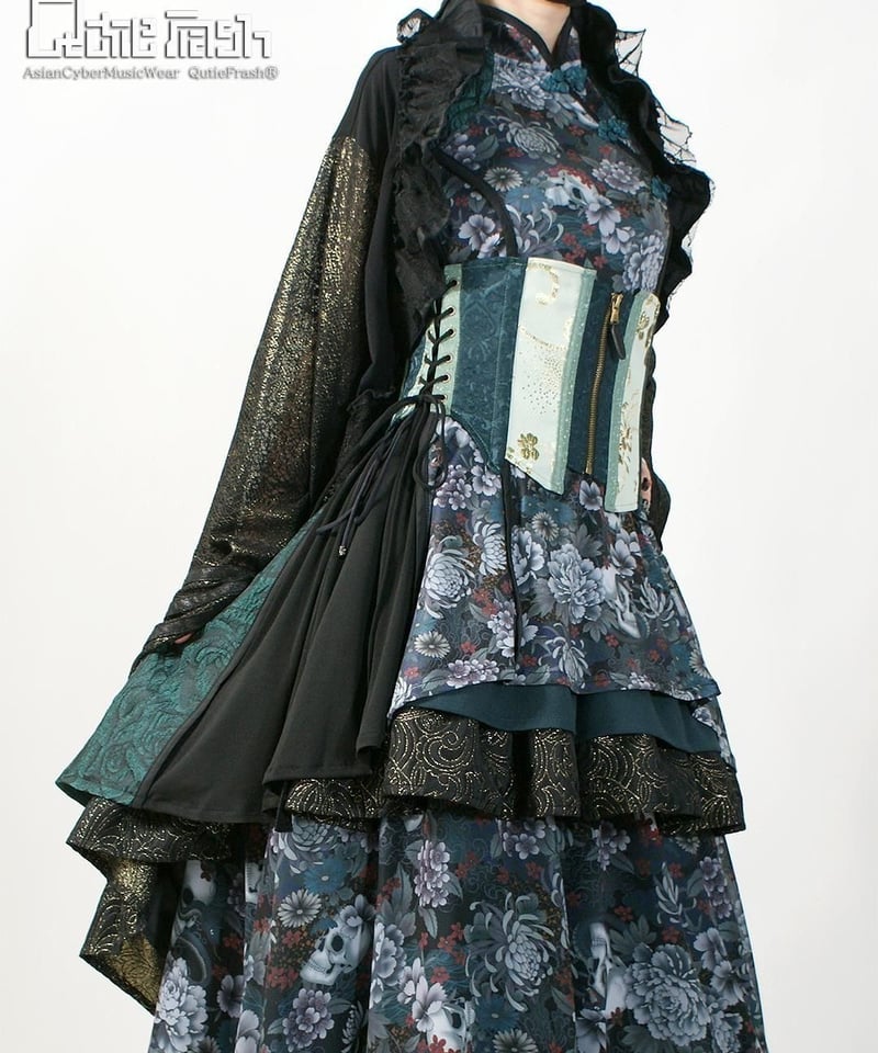 キューティーフラッシュ　ワンピース Qutie Frash 9868-OP 和柄チャイナワンピ | TyCHE Maria n