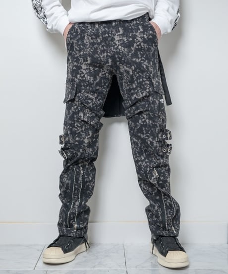 BACKSTAGEPASS　NGS4204　MALCOLM(マルコム)ボンテージ カーゴ パンツ(GRAY)