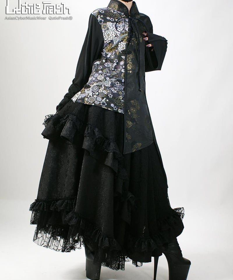 QutieFrash♢﻿ロングチャイナチュニック