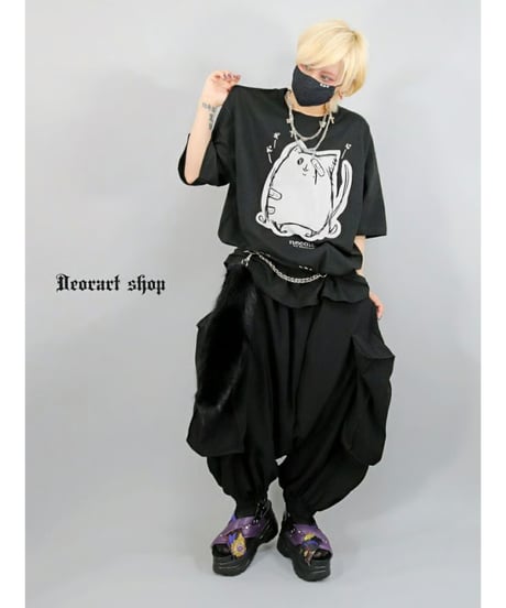 Deorart  DRTP007 オーバーサイズ・プリントTシャツ [NECOLAネコラ][Deorart Record]