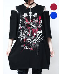 SEXPOT ReVenGe   sa681509 Shoulder Zip Big Cutsew 毒蛾