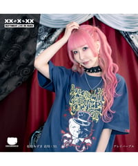 DEATHBEAR/デスベア　【ANGELIC CONVERSATION】T-Shirts （GRAY PURPLE）