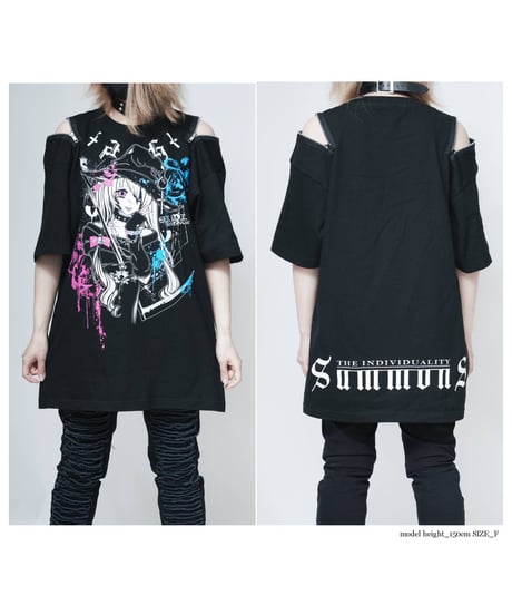 SEXPOT ReVenGe   sa681521 Shoulder Zip Original Cutsew 魔女の復讐