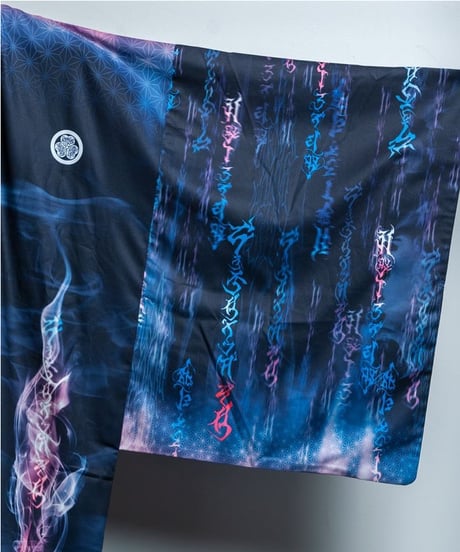 BACKSTAGEPASS　AGS5602　NOBUNAGA-SATORI(ノブナガ-サトリ)キモノスリーブ カーディガン (BLACK)